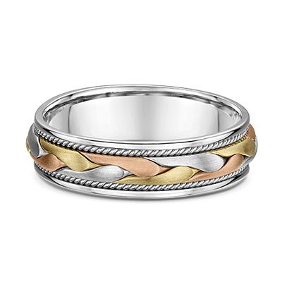 Leonardo Collection Braided & Cable Wedding Ring