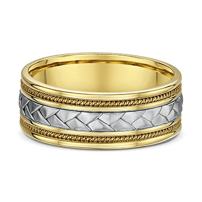 Leonardo Collection Braided & Cable Wedding Ring